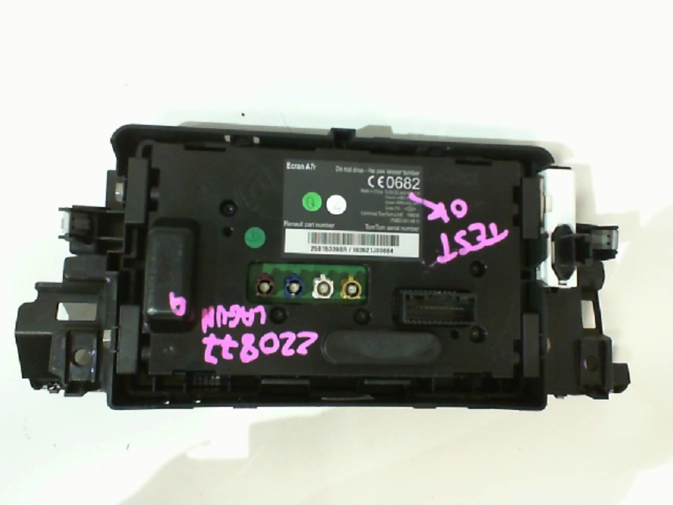 Ecran GPS RENAULT LAGUNA 3 PHASE 2 Diesel - 1