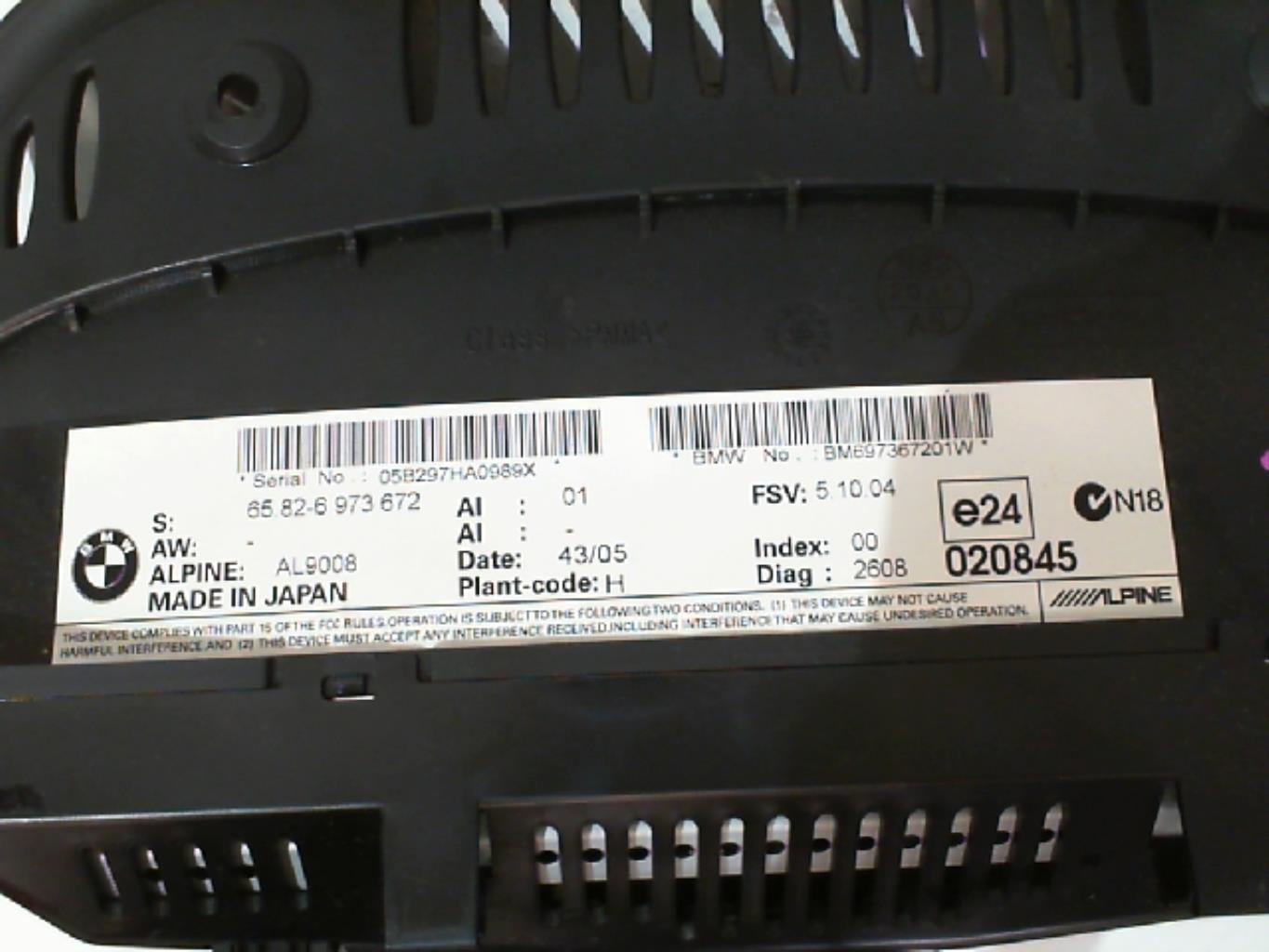 Ecran GPS BMW SERIE 3  - 1