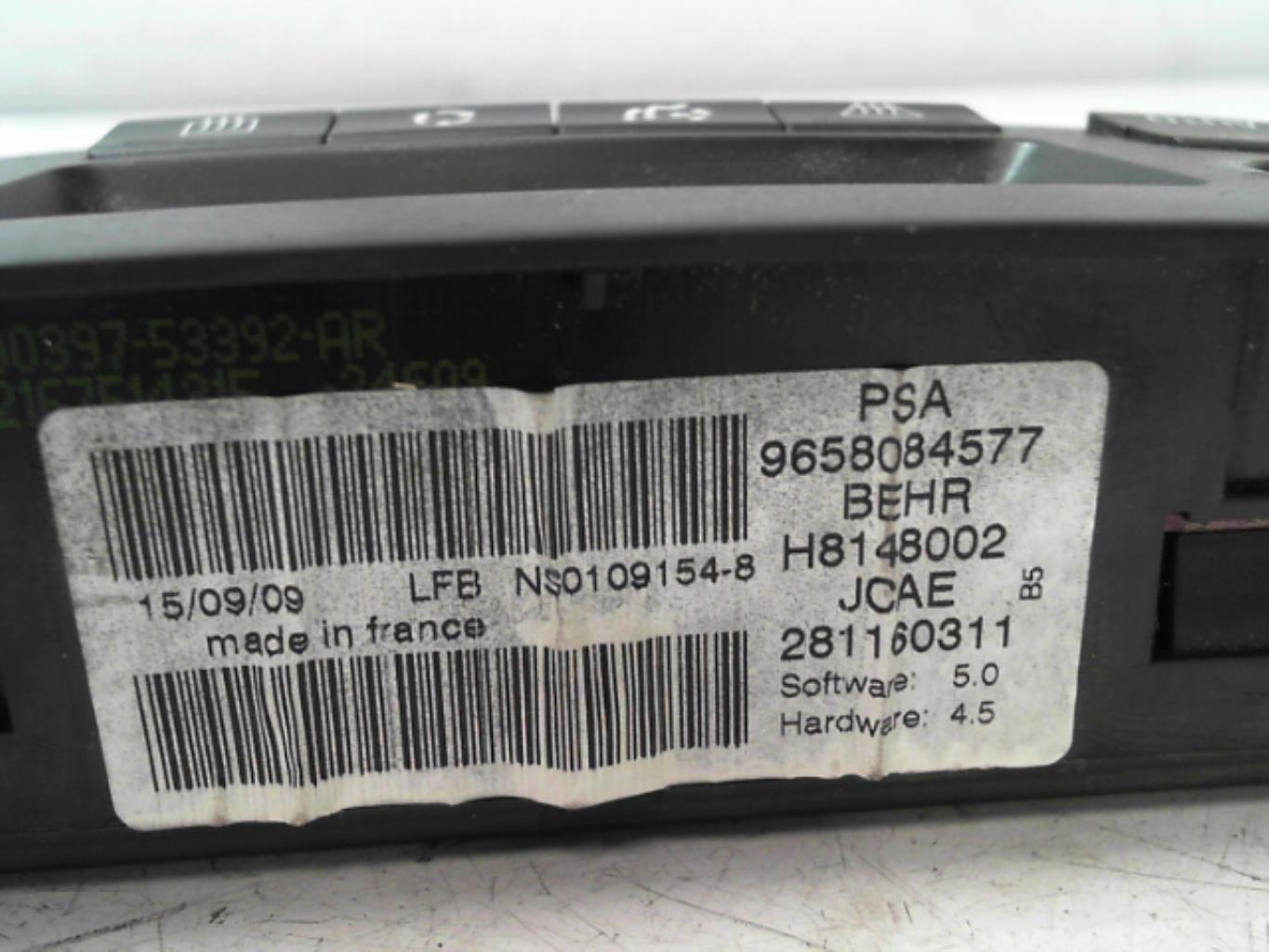 Commande chauffage CITROEN C4 1 PHASE 2 Diesel - 1