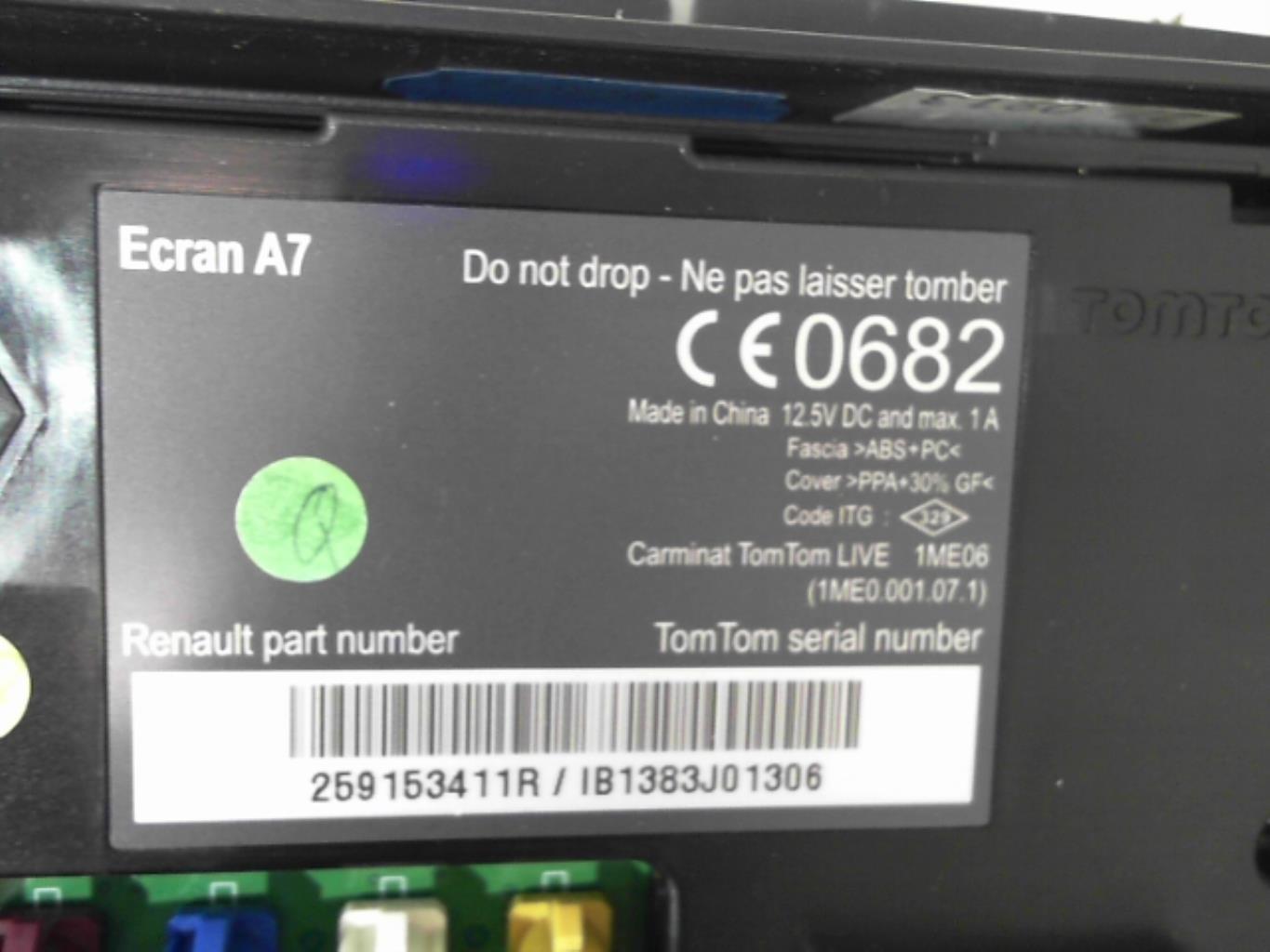 Ecran GPS RENAULT MEGANE 3 PHASE 3 Diesel - 1