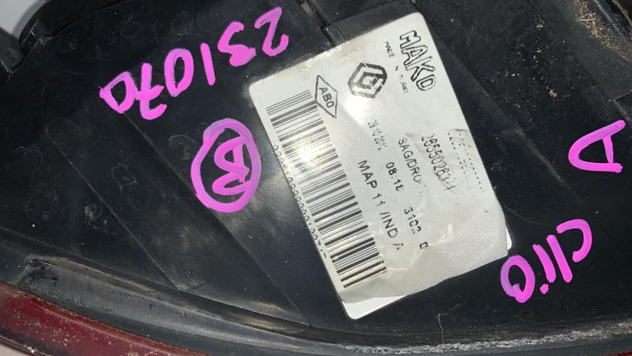 Image Feu arriere principal droit (feux) - RENAULT CLIO 4