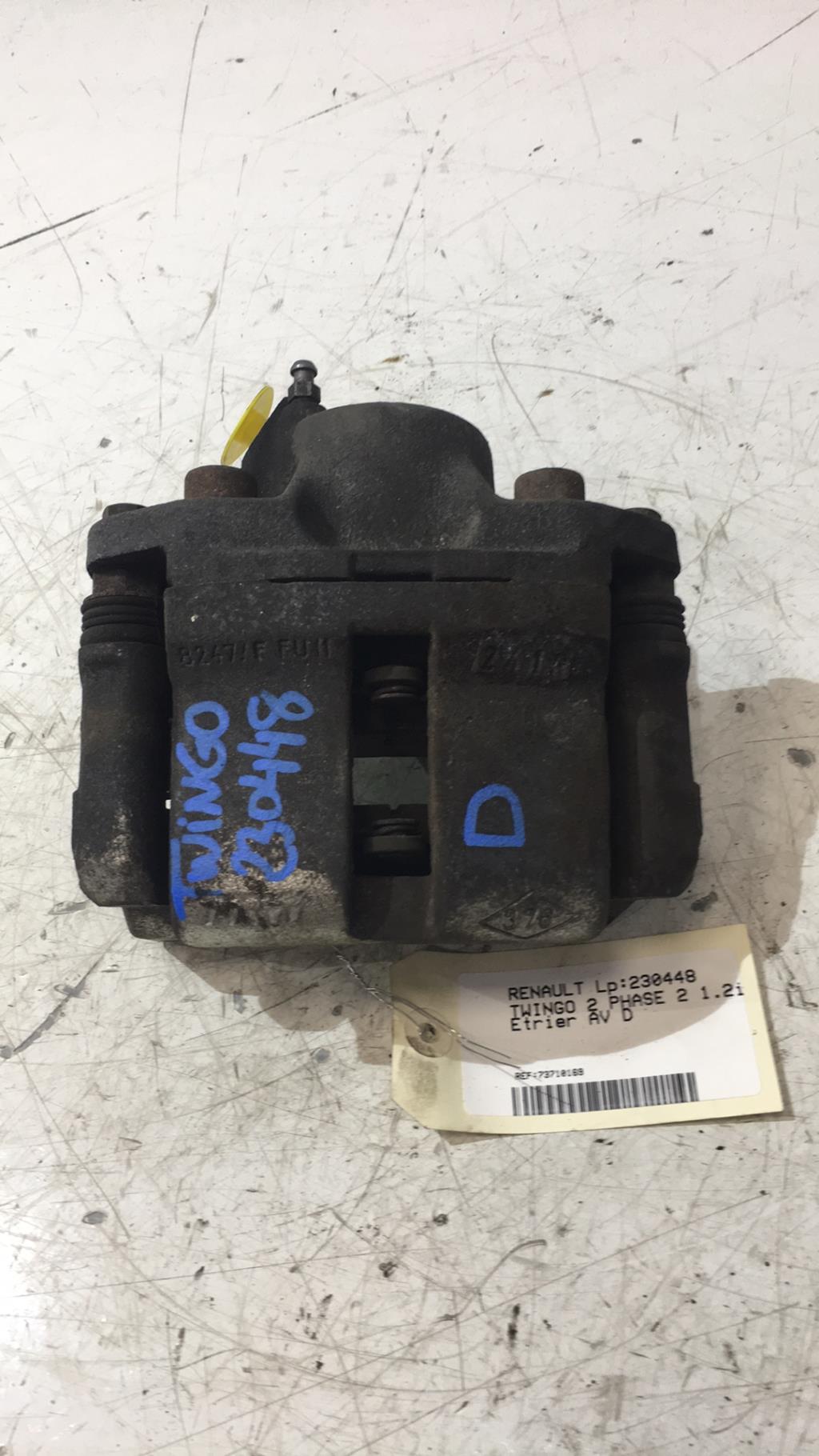Etrier avant droit (freinage) RENAULT TWINGO 2 PHASE 2 Essence - 1