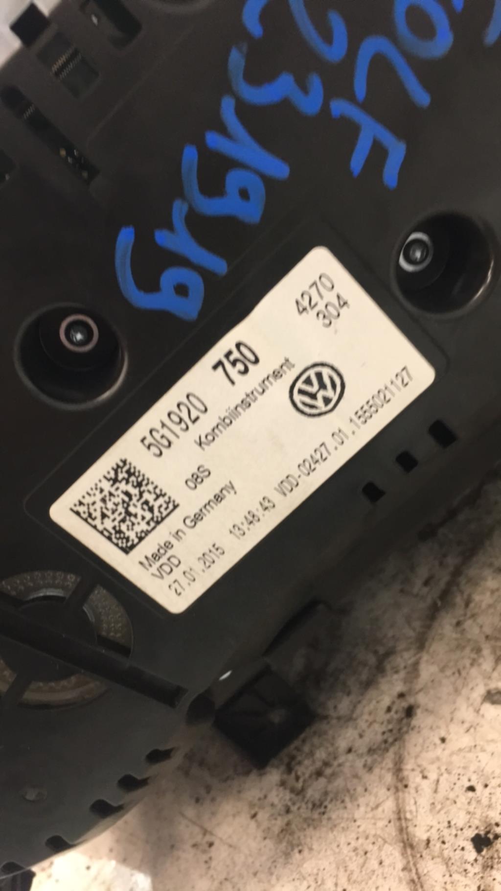 Compteur VOLKSWAGEN GOLF 7 PHASE 1 Essence - 1
