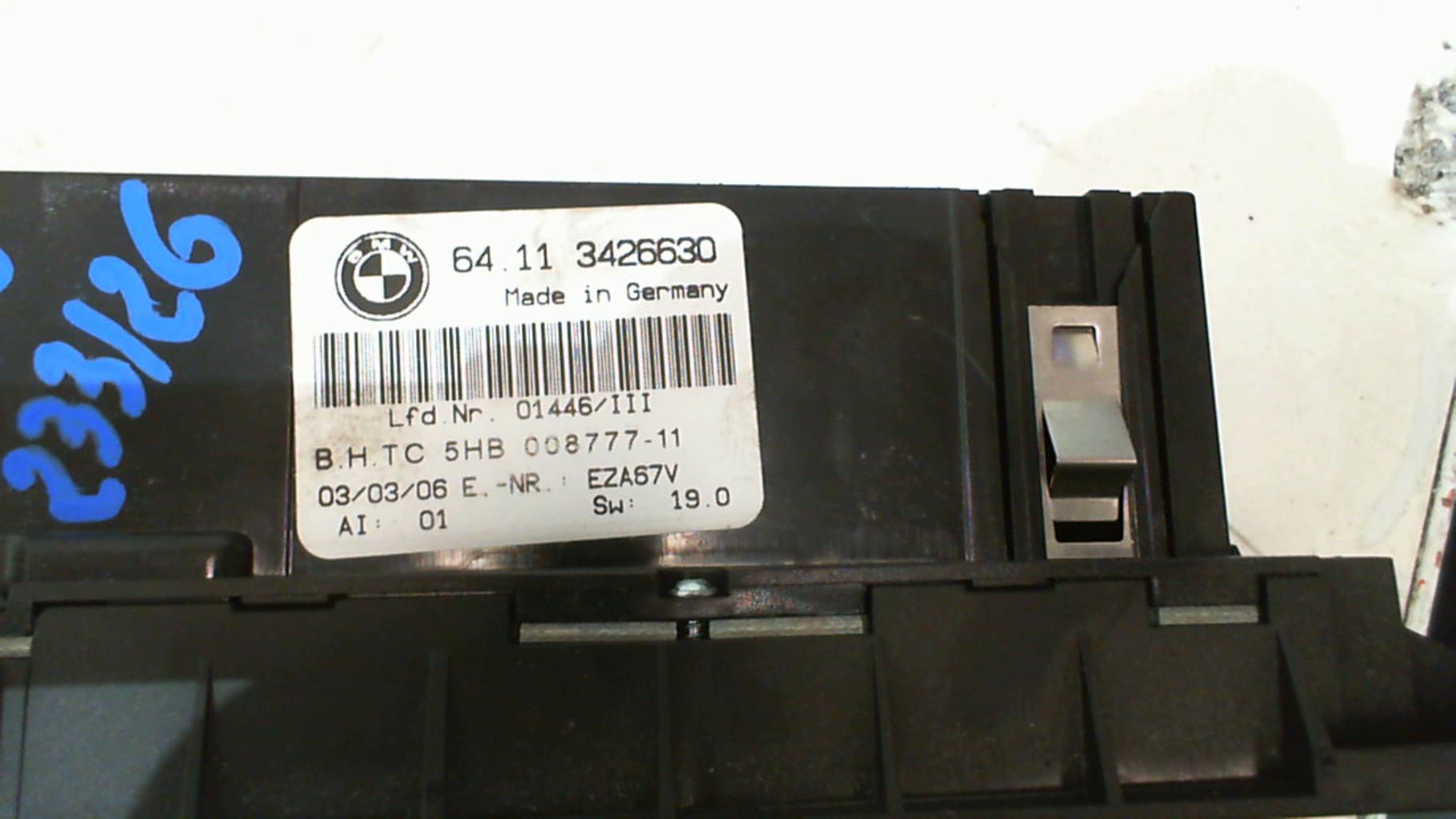 Commande chauffage BMW X3 E83 PHASE 1 Diesel - 1