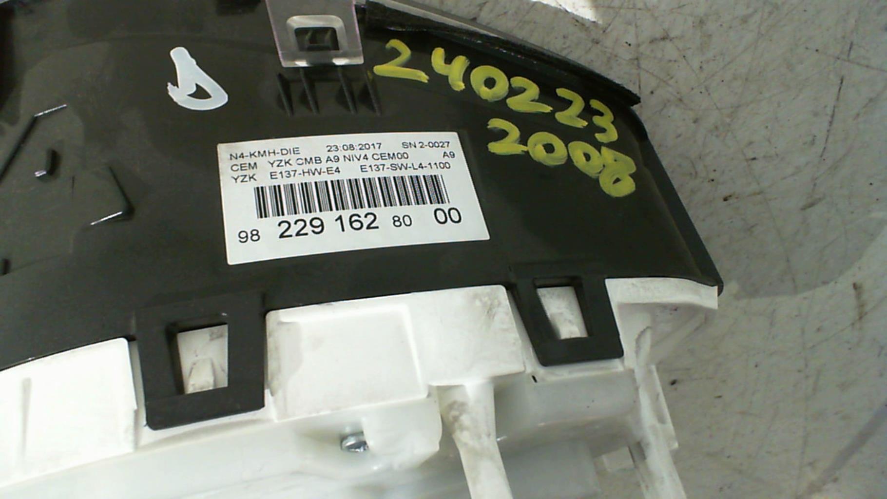Compteur PEUGEOT 2008 1 PHASE 1 Diesel - 1