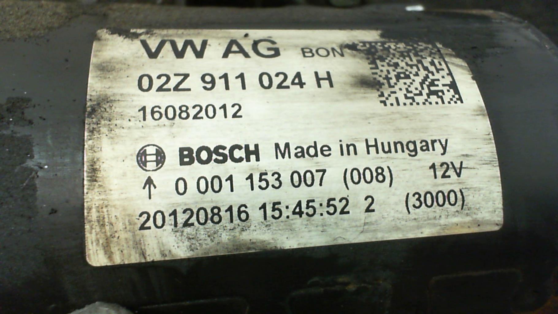 Demarreur AUDI A1 1 PHASE 1 Diesel - 1