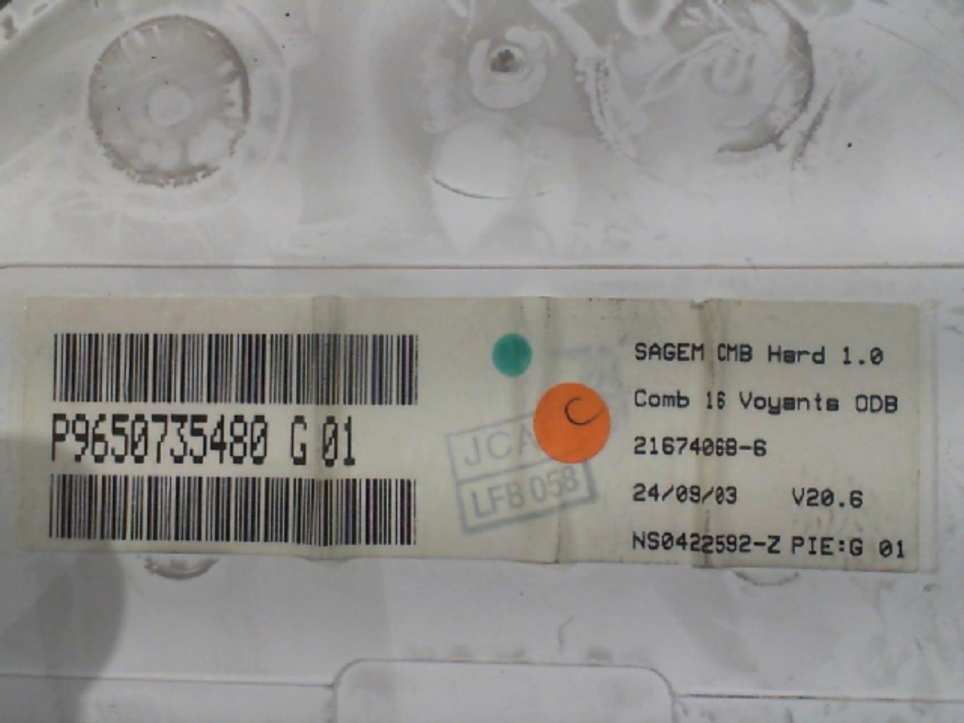 Compteur CITROEN C2 PHASE 1 Essence - 1
