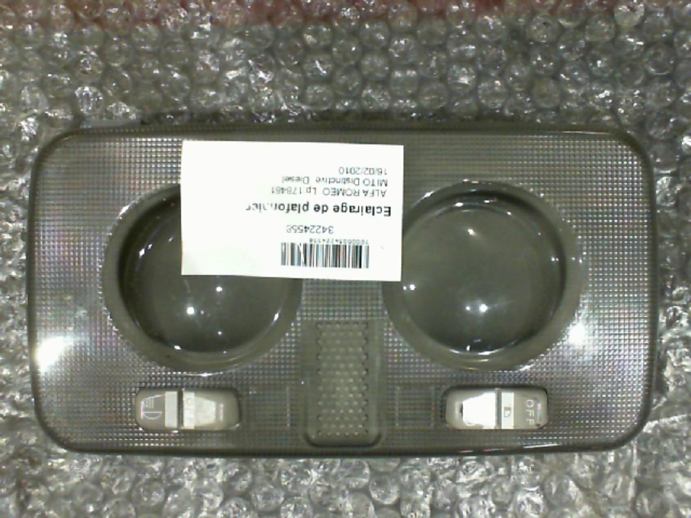 Eclairage de plafonnier ALFA ROMEO MITO PHASE 1 Diesel - 1