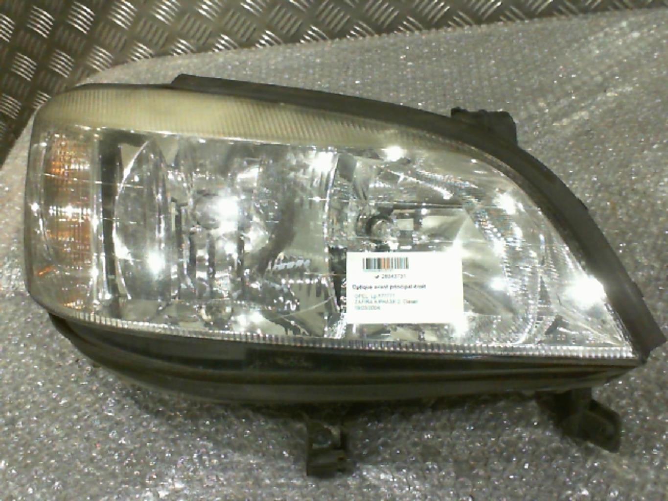 Gruppo ottico anteriore principale destro (luci)(faro) OPEL ZAFIRA A PHASE 1 Diésel - 1
