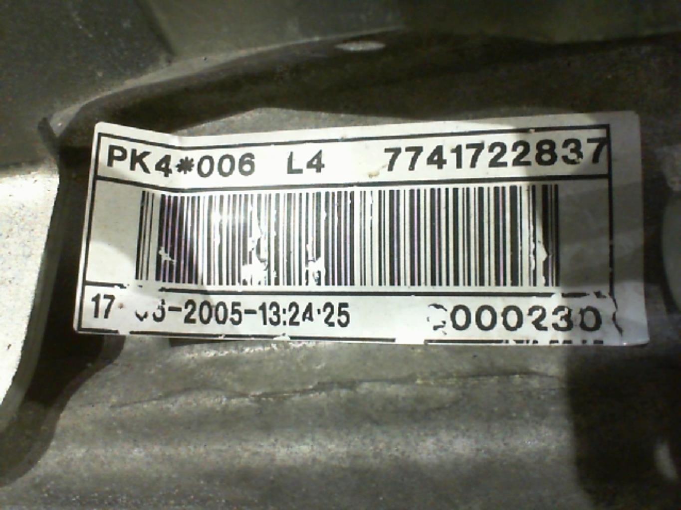 Boite de vitesses RENAULT LAGUNA 2 PHASE 2 Diesel - 1