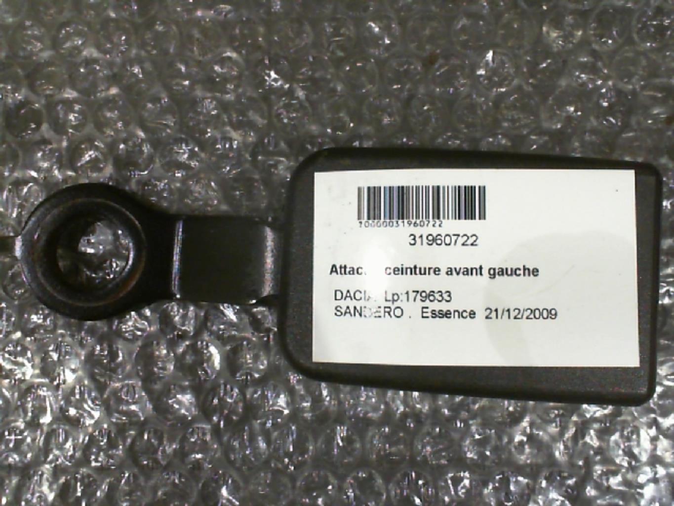 Aggancio cintura sicurezza anteriore sinistro DACIA SANDERO 1 Gasolina - 1