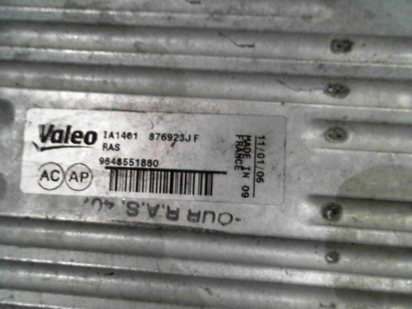 Echangeur air (Intercooler) CITROEN C4 1 PHASE 2 Diesel - 1