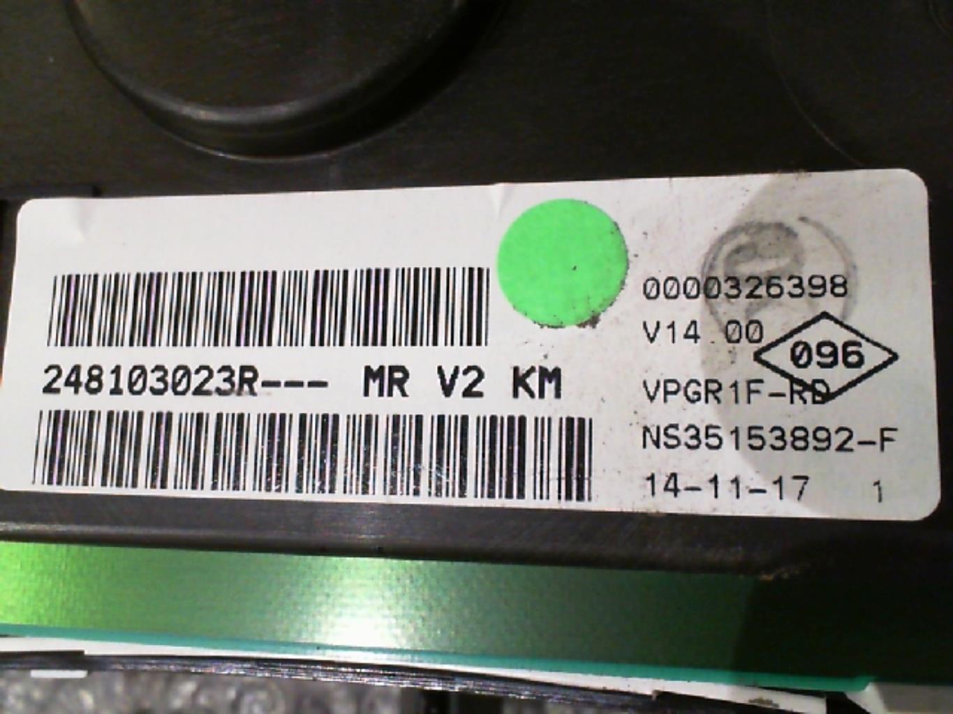 Compteur DACIA DUSTER 1 PHASE 2 Essence - 1