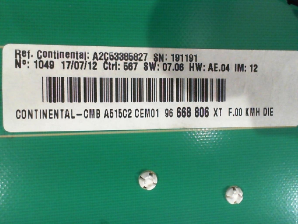 Compteur CITROEN C3 2 PHASE 1 Diesel - 1
