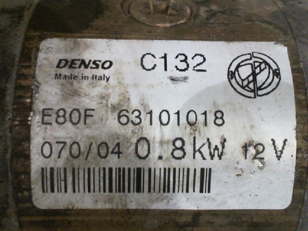Motorino avviamento FIAT PUNTO 2 PHASE 2 Gasolina - 1