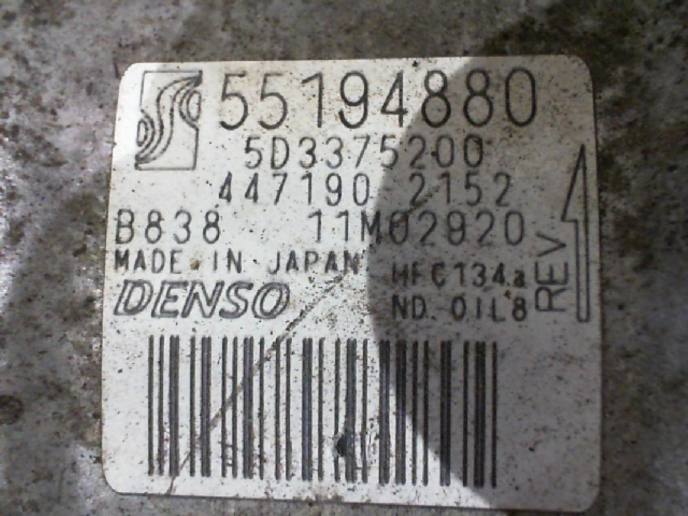 Compressore clima FIAT PUNTO EVO 3 Gasolina - 1
