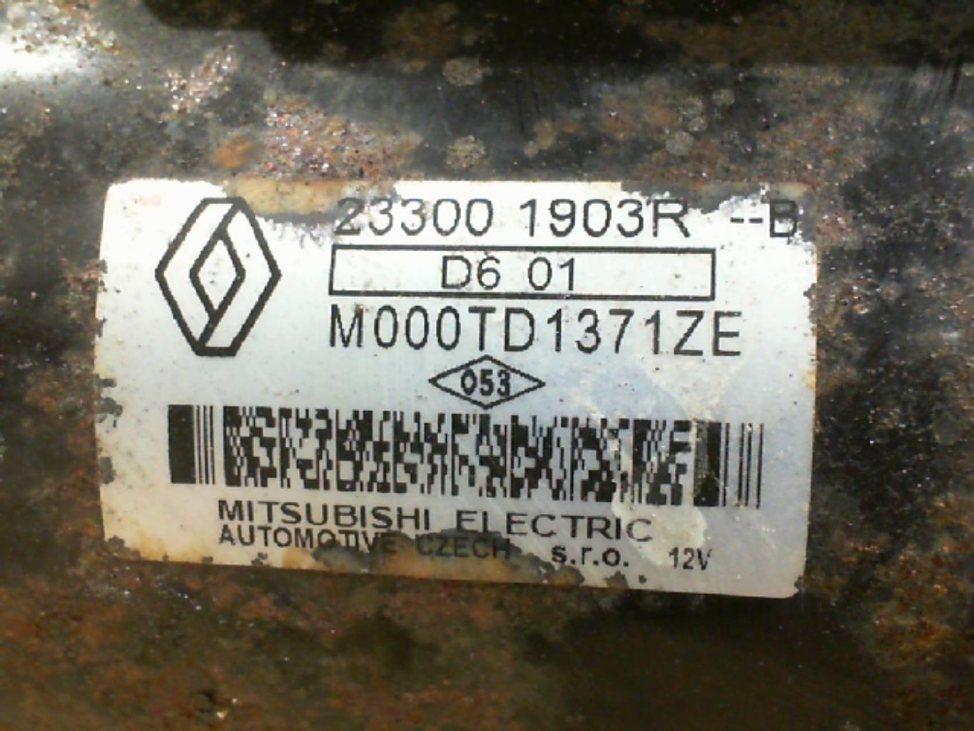 Demarreur DACIA DUSTER 1 PHASE 2 GPL - 1