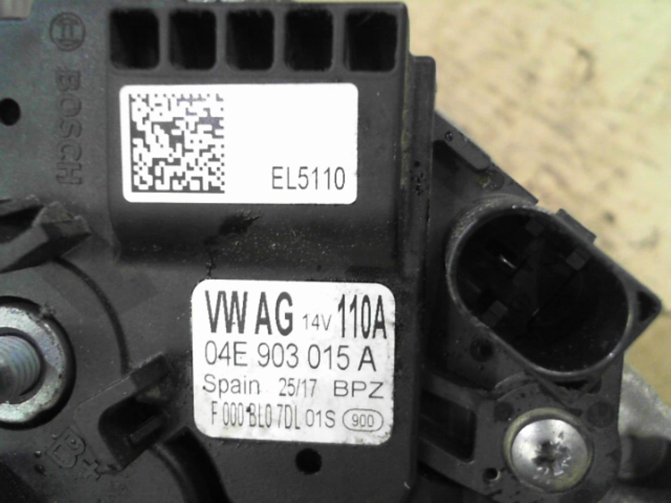 Alternatore VOLKSWAGEN POLO 5 PHASE 2 Gasolina - 1