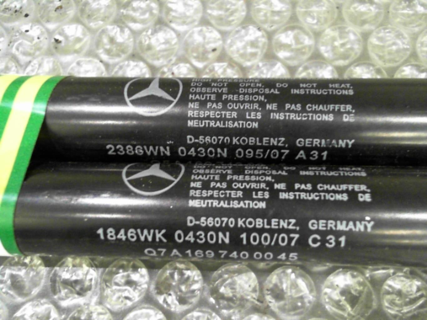 Molla a gas bagagliaio MERCEDES CLASSE A 169 PHASE 1 Diésel - 1