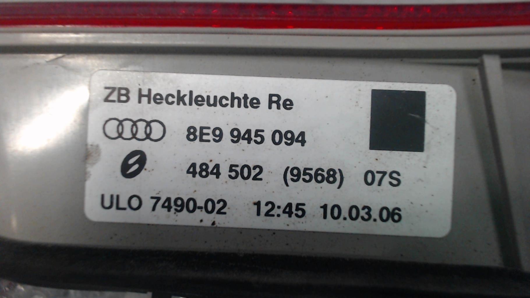 Feu arriere secondaire droit (feux) AUDI A4 2 AVANT PHASE 2 BREAK Diesel - 1