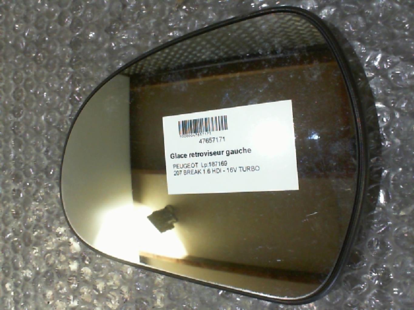 Vetro specchietto retrovisore sinistro PEUGEOT 207 PHASE 1 BREAK Diésel - 1
