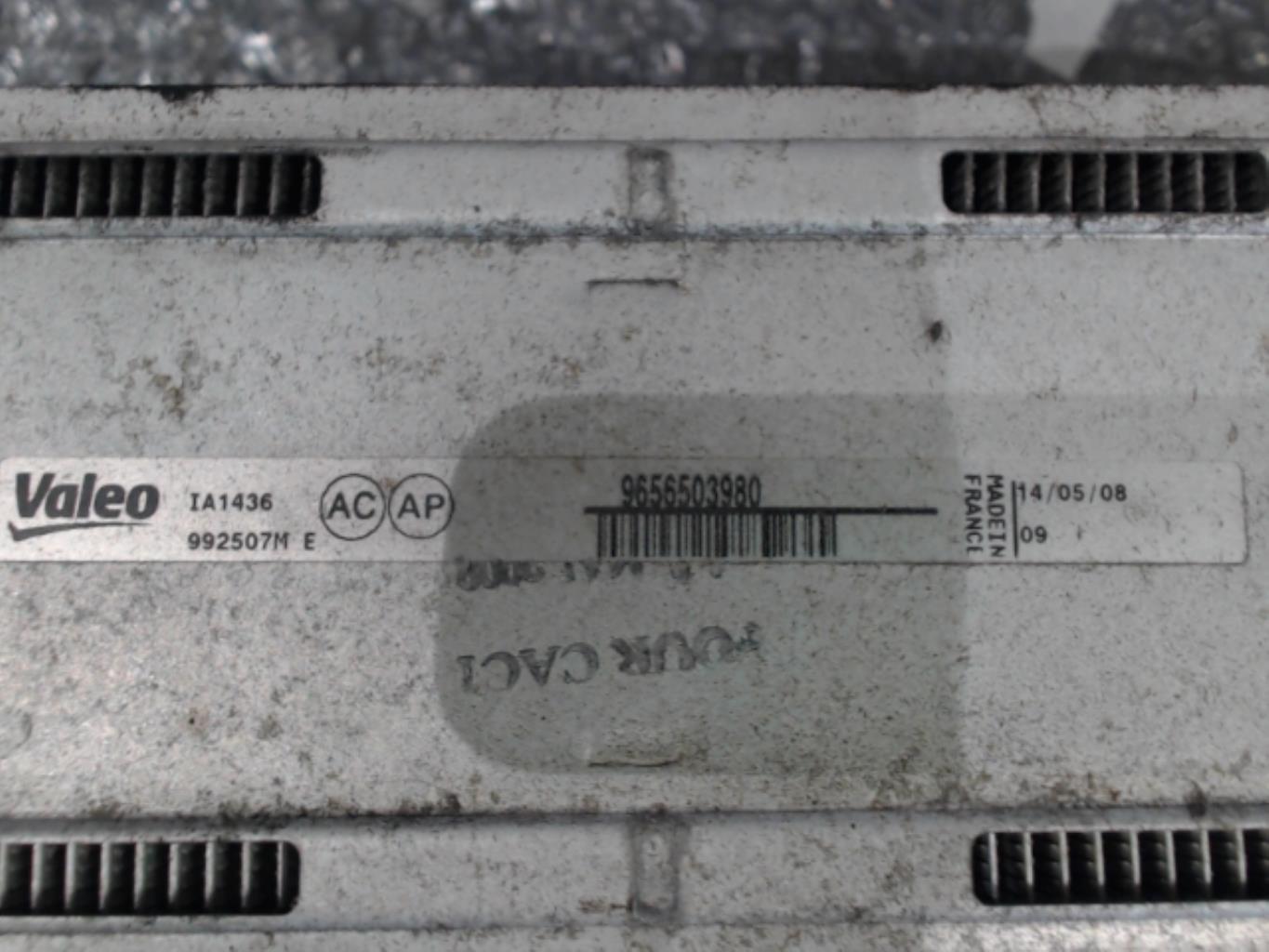 Echangeur air (Intercooler) PEUGEOT 308 1 PHASE 1 Diesel - 1