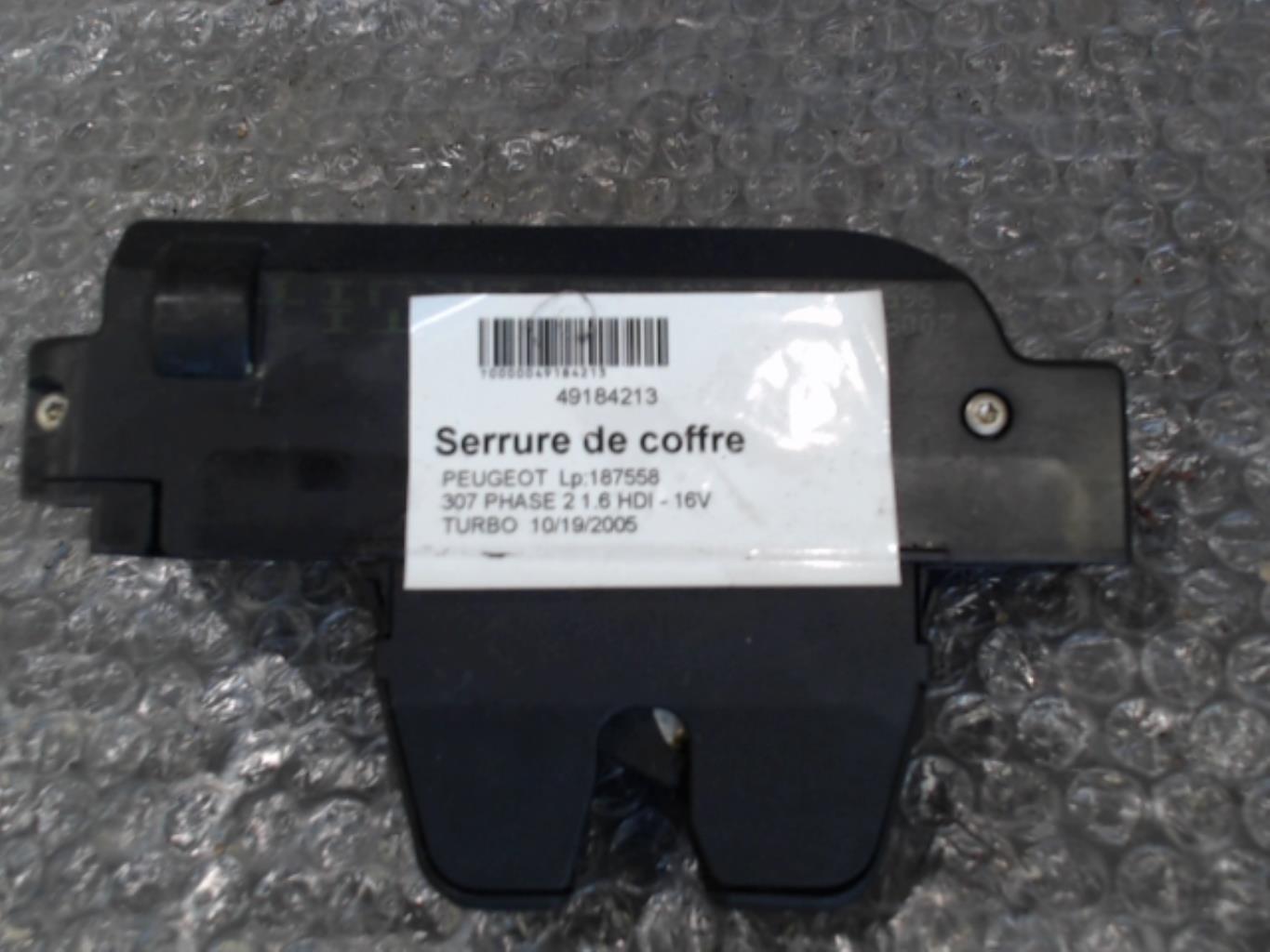 Serratura bagagliaio PEUGEOT 307 PHASE 2  - 1