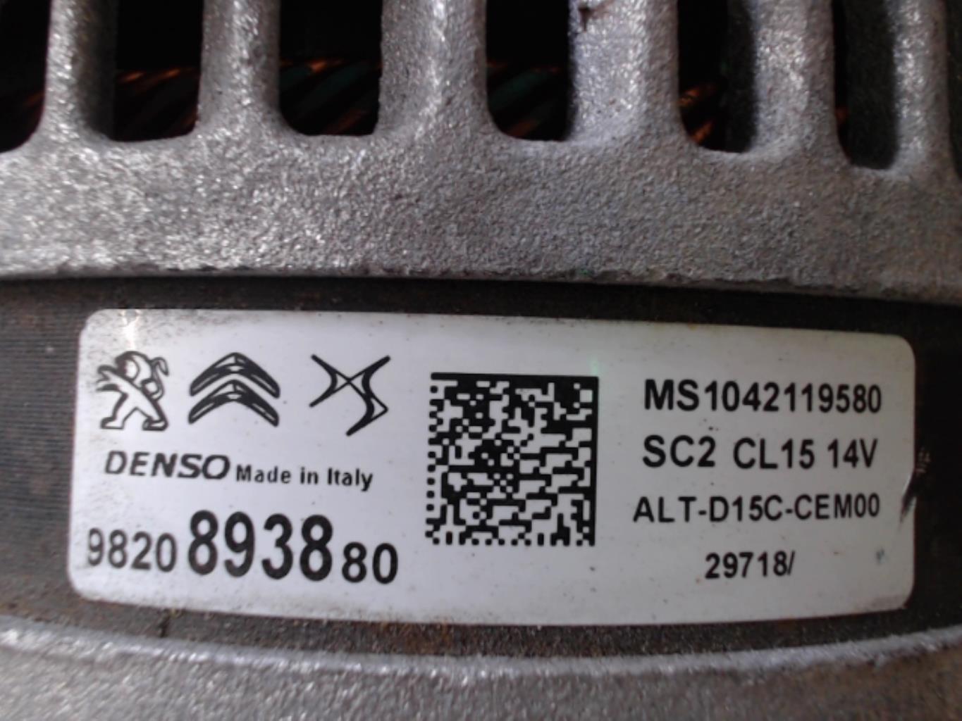 Alternatore PEUGEOT 208 1 PHASE 2 Diésel - 1