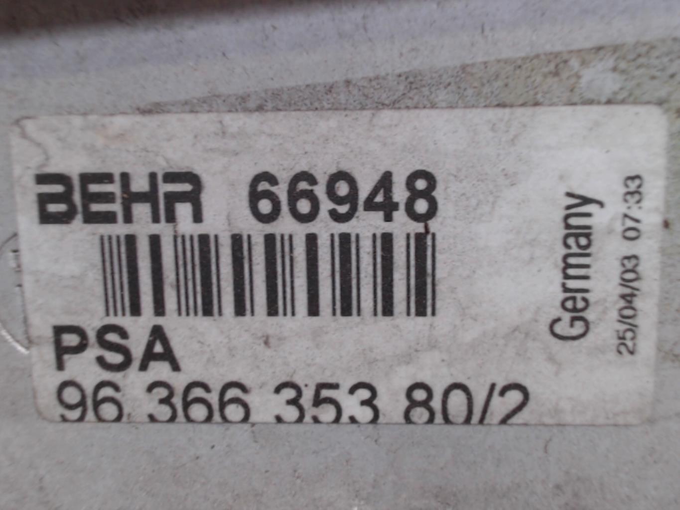 Echangeur air (Intercooler) CITROEN XSARA PHASE 2 Diesel - 1