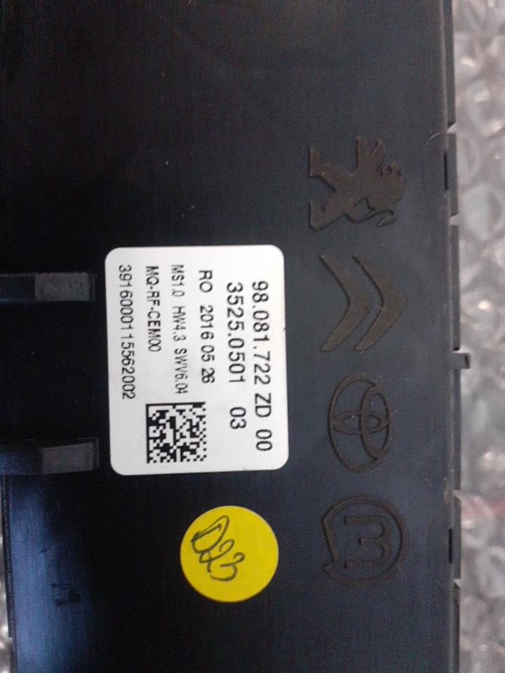 Commande chauffage CITROEN JUMPY 3 XS Diesel - 1