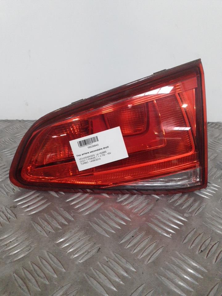 Gruppo ottico posteriore secondario destro (luci) VOLKSWAGEN GOLF 7 PHASE 1 Gasolina - 1
