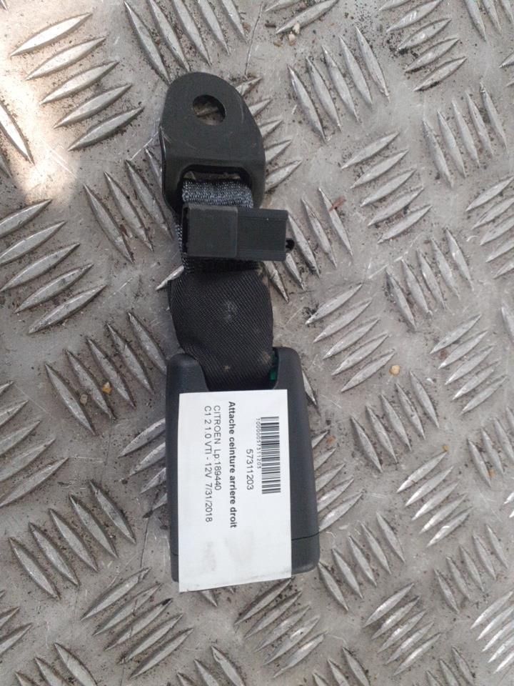 Aggancio cintura sicurezza posteriore destro CITROEN C1 2 Gasolina - 1