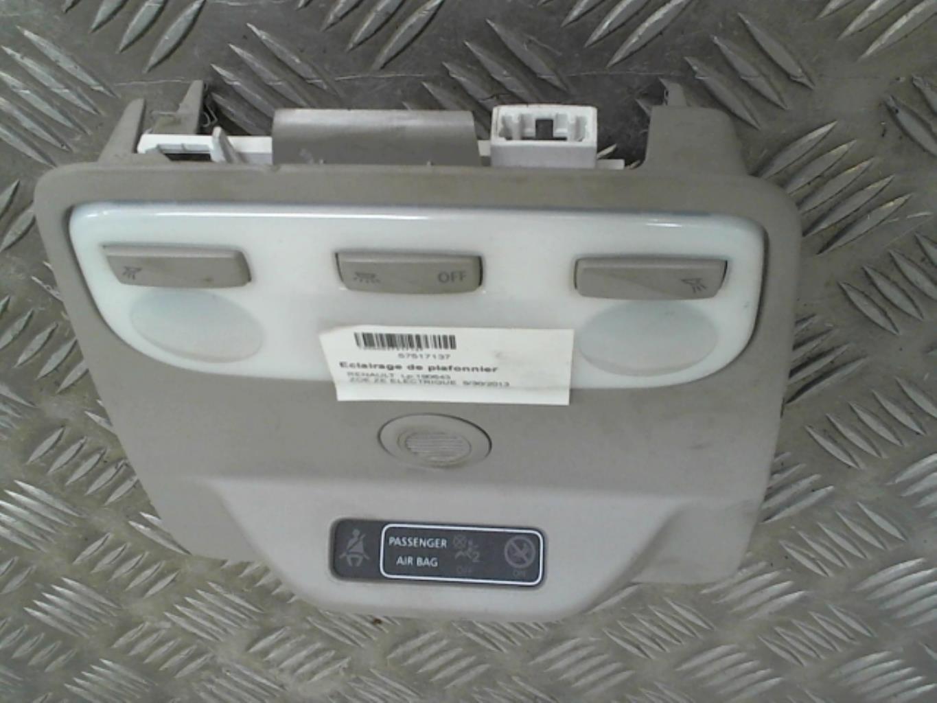 Eclairage de plafonnier RENAULT ZOE 1 Electricité - 1