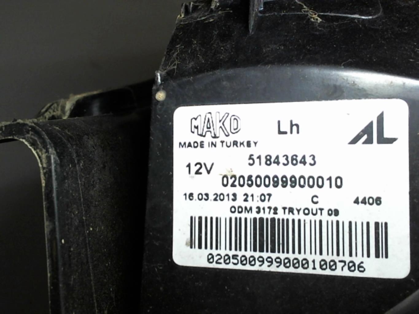 Fanale posteriore principale sinistro (luci) FIAT PANDA 3 PHASE 1 Gasolina - 1
