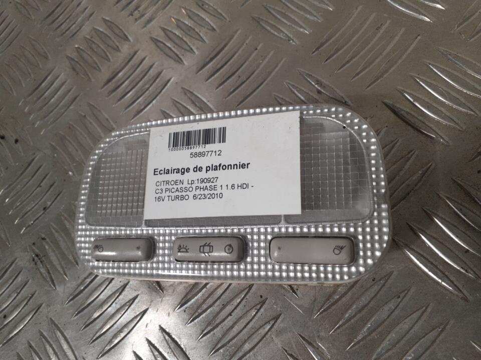 Eclairage de plafonnier CITROEN C3 PICASSO PHASE 1 Diesel - 1