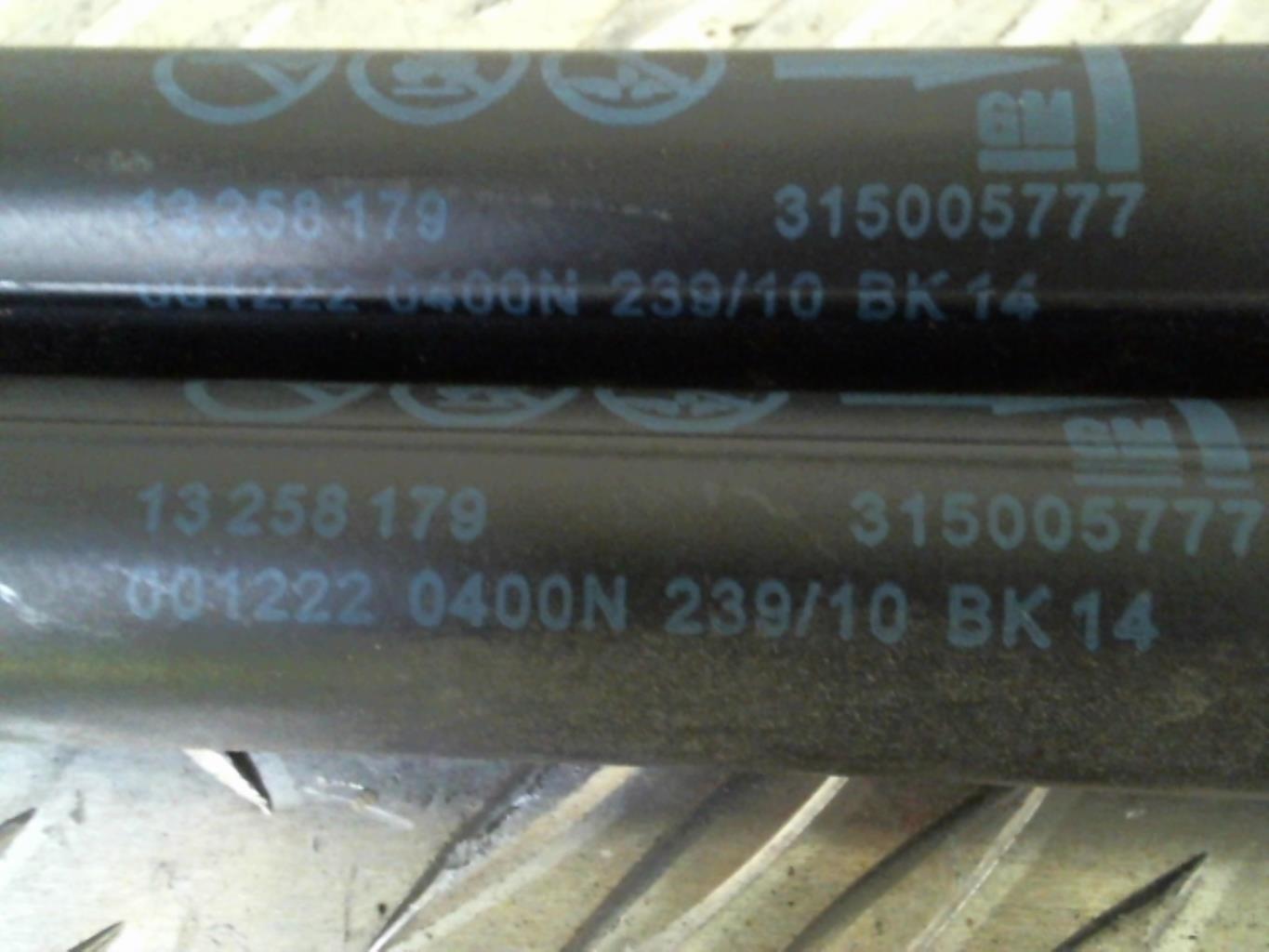 Molla a gas bagagliaio OPEL ASTRA J PHASE 1 Diésel - 1