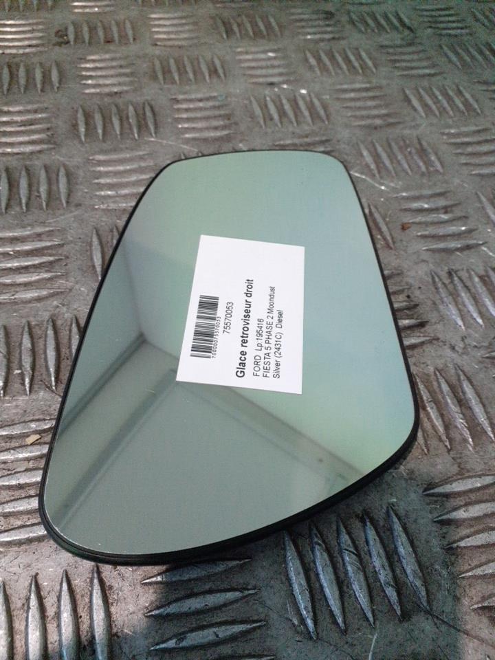Vetro specchietto retrovisore destro FORD FIESTA 5 PHASE 2 Moondust Silver (2431C) Diésel - 1