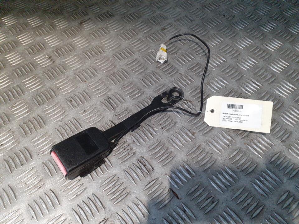 Aggancio cintura sicurezza anteriore destro PEUGEOT 407 PHASE 1   Gris Aluminium (EZR) Diésel - 1