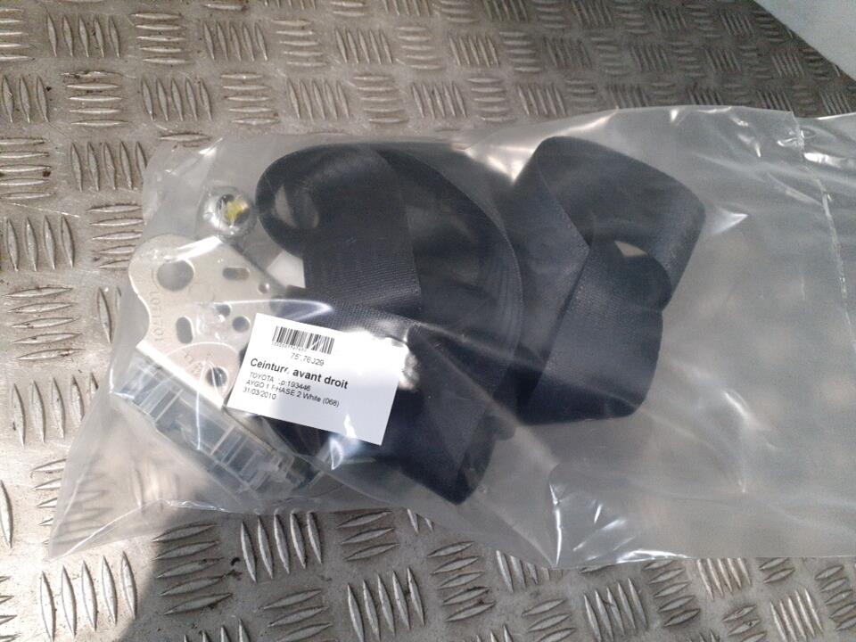 Cintura di sicurezza anteriore destra TOYOTA AYGO 1 PHASE 2 White (068)  - 1
