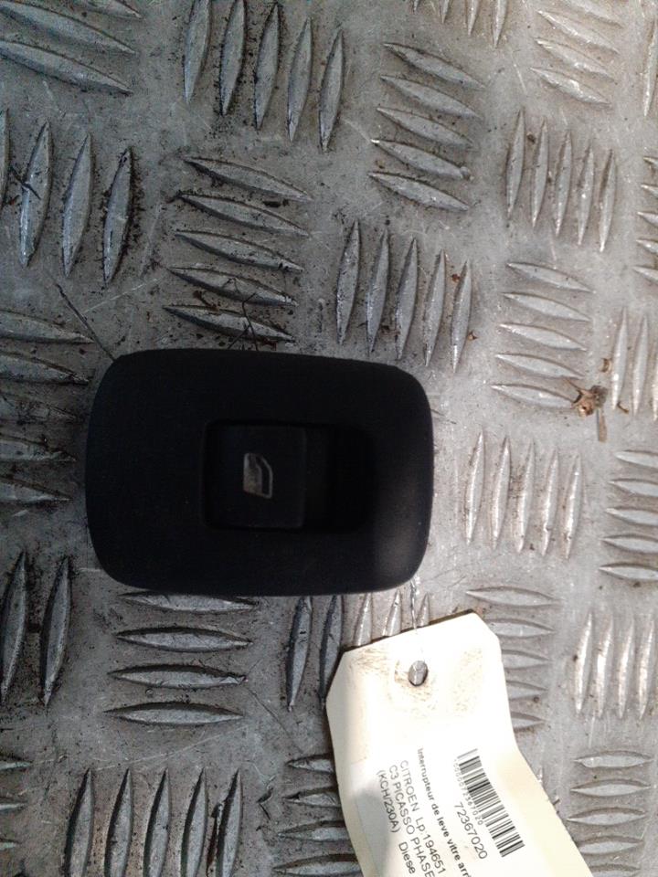 Interruttore lavacristalli posteriore destro CITROEN C3 PICASSO PHASE 1   Mativoire (KCH/230A) Diésel - 1