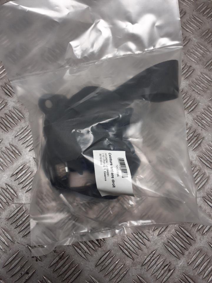 Cintura di sicurezza posteriore destra HYUNDAI I 10 1 PHASE 1 Gasolina - 1