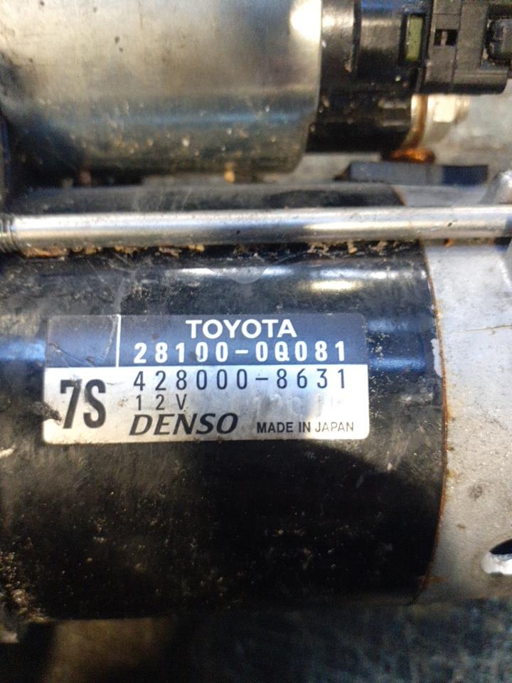 Motorino avviamento TOYOTA YARIS 3 PHASE 3 Super White II (040) Gasolina - 1