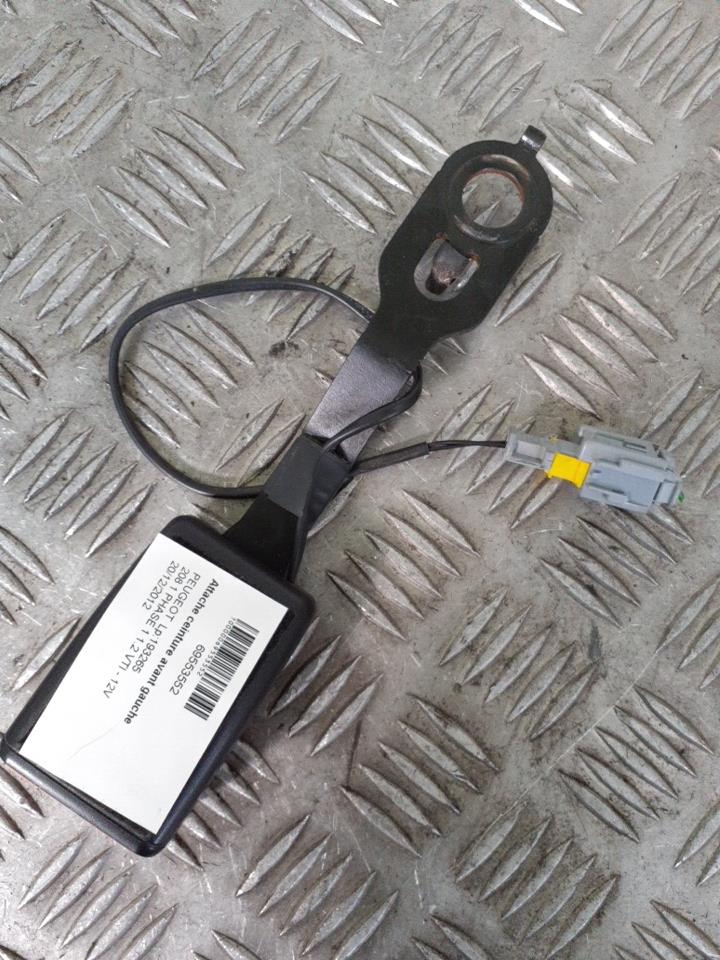 Aggancio cintura sicurezza anteriore sinistro PEUGEOT 208 1 PHASE 1  Noir Perla Nera (KTV/9V)  - 1