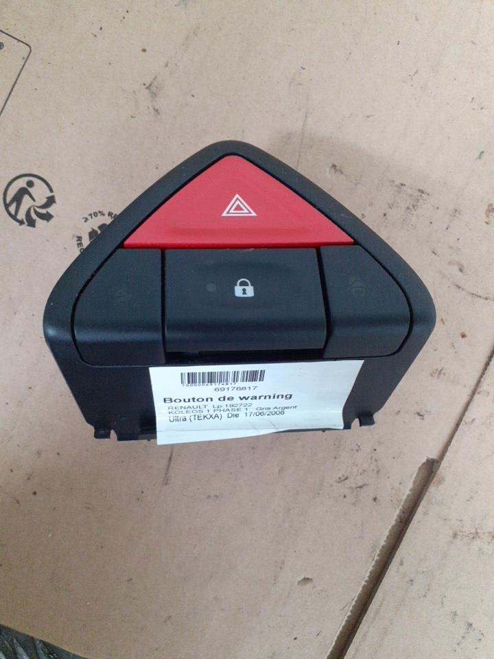 Bouton de warning RENAULT KOLEOS 1 PHASE 1   Gris Argent Ultra (TEKXA) Diesel - 1
