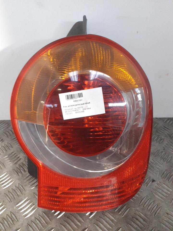 Feu arriere principal droit (feux) RENAULT MODUS PHASE 1    Gris Olive (TEC67)  - 1