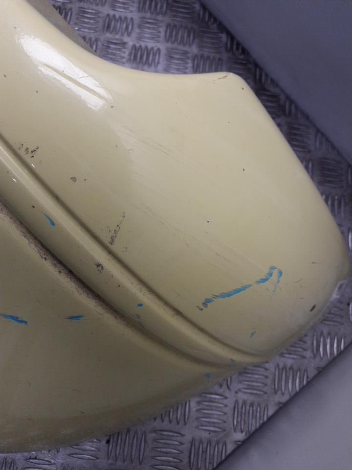 Pare choc avant RENAULT TWINGO 1 PHASE 2   Jaune Anis (OV306)  - 1