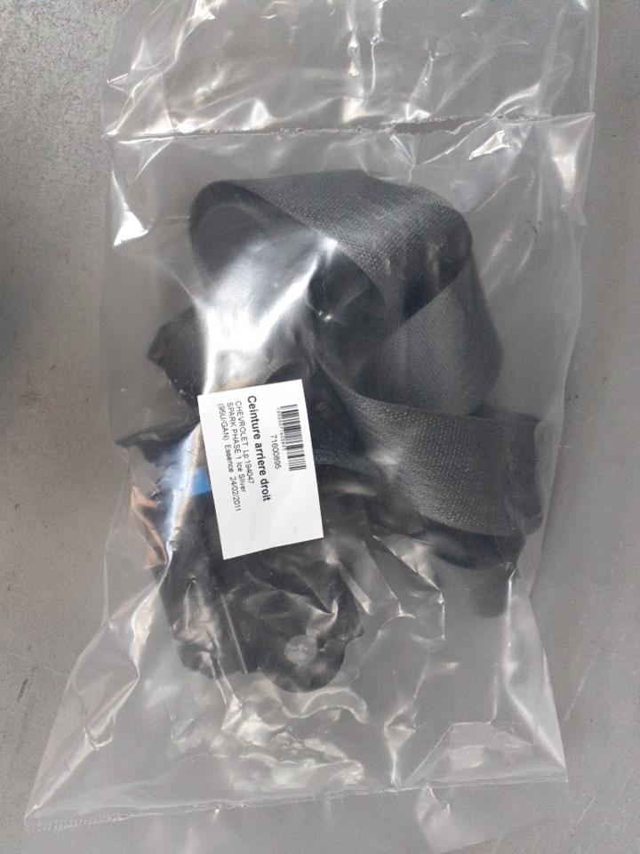 Cintura di sicurezza posteriore destra CHEVROLET SPARK PHASE 1 Ice SIlver (95U/GAN) Gasolina - 1