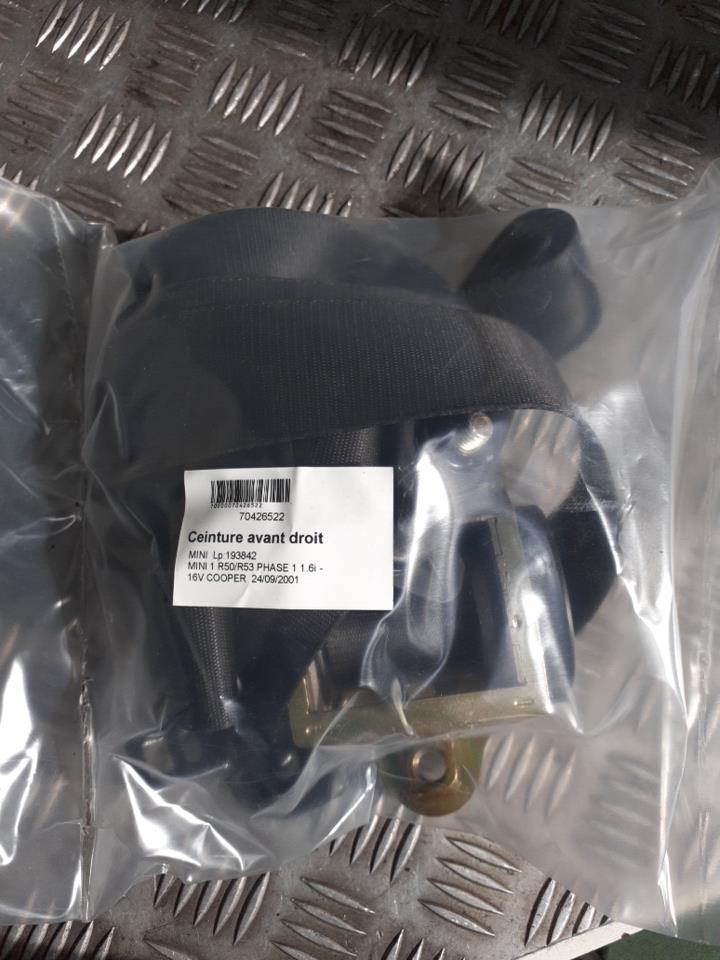 Cintura di sicurezza anteriore destra MINI MINI 1 R50/R53 PHASE 1 Gasolina - 1