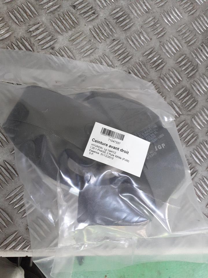 Cintura di sicurezza anteriore destra HYUNDAI I 20 1 PHASE 2 Pure White (PJW) Gasolina - 1