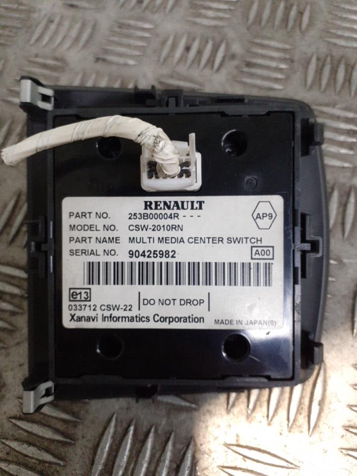 Commande autoradio RENAULT SCENIC 3 PHASE 1 Gris Eclipse (TEB66) Diesel - 1
